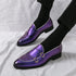 Elegant Men's Leather Loafers with Tassel Design - Comfortable Slip-On Moccasin Shoes for Formal Business and Casual Occasions, Available in Big Sizes 38-48